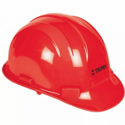 CASCO PLASTICO COLOR ROJO TRUPER No.10373